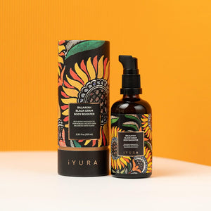 Balaayah Black Gram Body Booster and Cleanalyn Natural Jelly - Tulsi Beauty set iYURA 