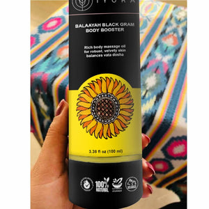 Balaayah Black Gram Body Booster - Best Body Oil for Saggy Skin Body Oil iYURA 