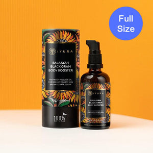 Balaayah Black Gram Body Booster:- Body Oil iYURA 3.38 fl oz (100 ml) 