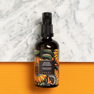 Balaayah Black Gram Body Booster - Body Oil with Black Gram, Nutsedge, Velvet Bean and Himalayan Rock Salt Body Oil iYURA 