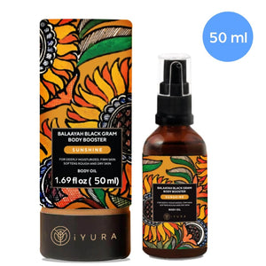 Balaayah Black Gram Body Booster Sunshine Blend Body Oil iYURA 1.69 fl oz (50 ml) 