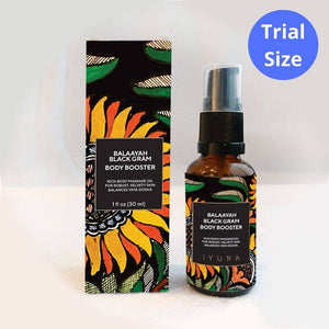 Balaayah Black Gram Body Booster -With the Richness of Black Gram Body Oil iYURA 1 fl oz (30 ml) 