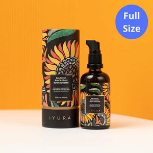 Balaayah Black Gram Body Booster -With the Richness of Black Gram - Pick your size Body Oil iYURA 3.38 fl oz (100 ml) 