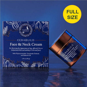 Cerabuild Face and Neck Cream - Restore and Protect Your Skin's Lost Moisture with Phyto-Ceramides - Pick Your Size Lotion & Moisturizer A Modernica Naturalis 1.76 oz (50 g) 