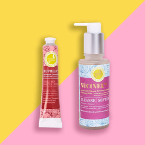 Clean & Glow Duo: Nucinel Makeup Remover and Rufolia Periorbital Eyemulsion Beauty set A. Modernica Naturalis 