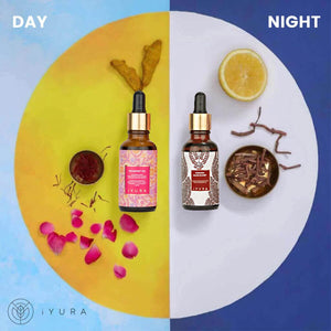 Day & Night Face Oil Duo - Best Moisturizer for Healthy Skin - Pick Your Size Beauty set iYURA 