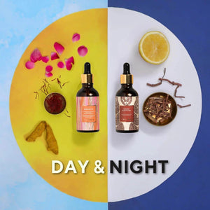 Day & Night Face Oil Duo - Limited Edition - In A Beautiful Gift-Worthy Box Beauty set iYURA 