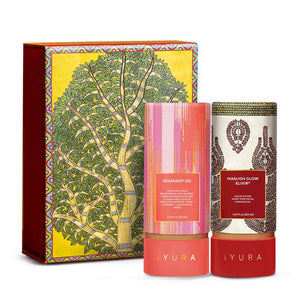 Day & Night Face Oil Duo - Limited Edition - In A Beautiful Gift-Worthy Box Beauty set iYURA 