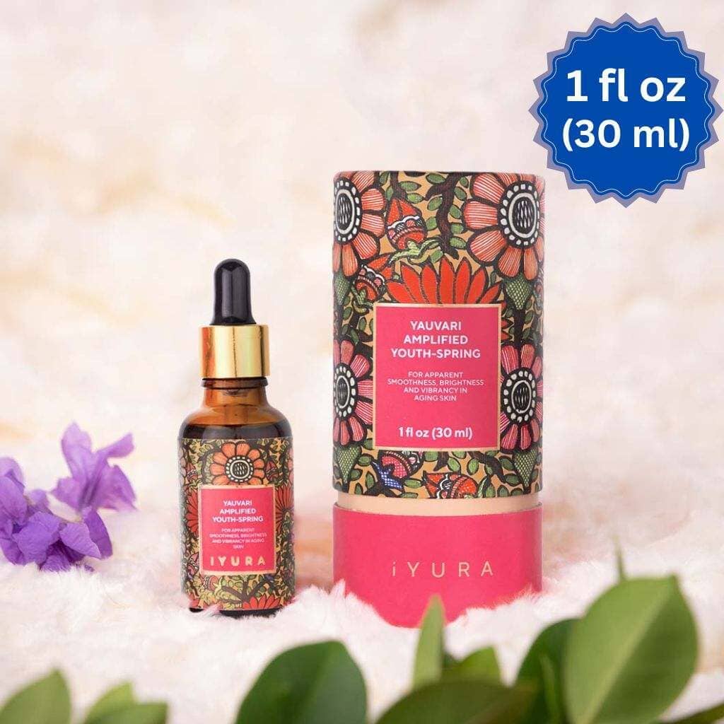 iYURA Yauvari Amplified Youth Spring – Firming Moisturizer with Natural Protein, Vitamin A, B & E – For Plump, Smooth & Intensely Moisturized Skin - 30ml Master Face oil iYURA 