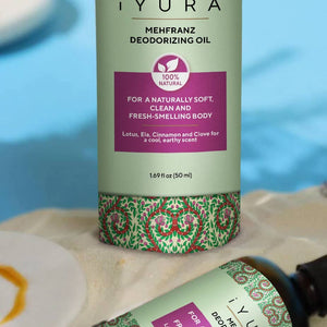 Mehfranz Deodorizing Oil - For A Naturally Soft, Clean and Fresh - Smelling Body Body Oil iYURA 