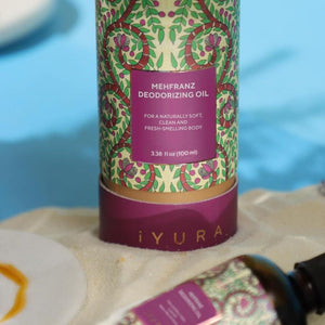 Mehfranz Deodorizing Oil - For A Naturally Soft, Clean and Fresh-Smelling Body. Body Oil iYURA 