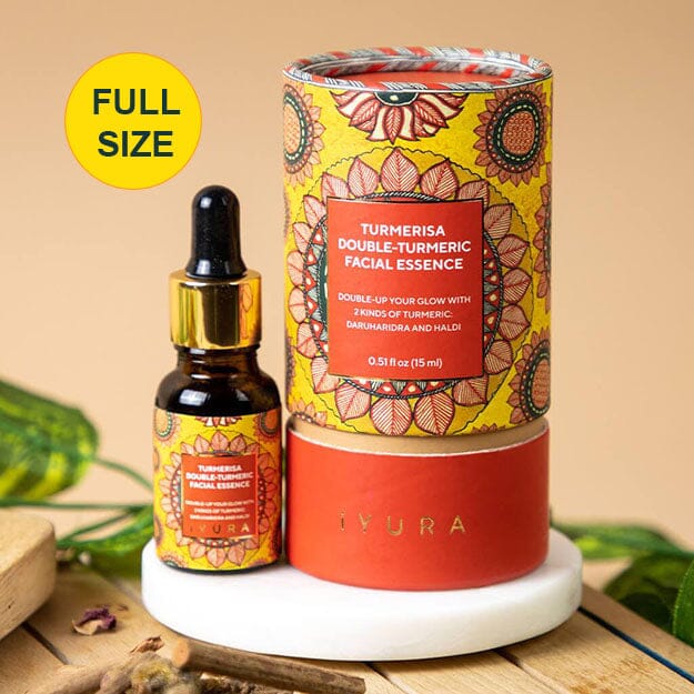 Turmerisa Double-Turmeric Facial Essence - Ayurvedic Activator - Oil Pick Your Size Face oil iYURA 