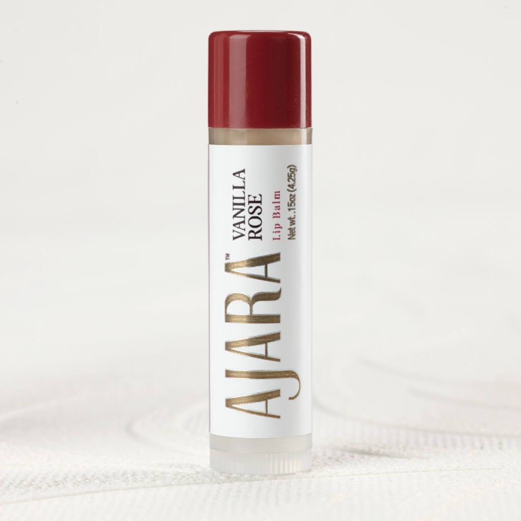 Ajara Vanilla Rose Lip Balm Lip Balm Ajara Ayurvedic Beauty 